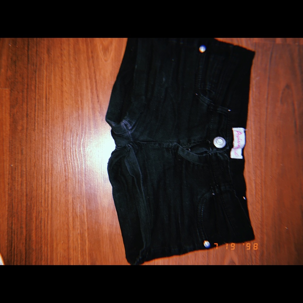 Black shorts
